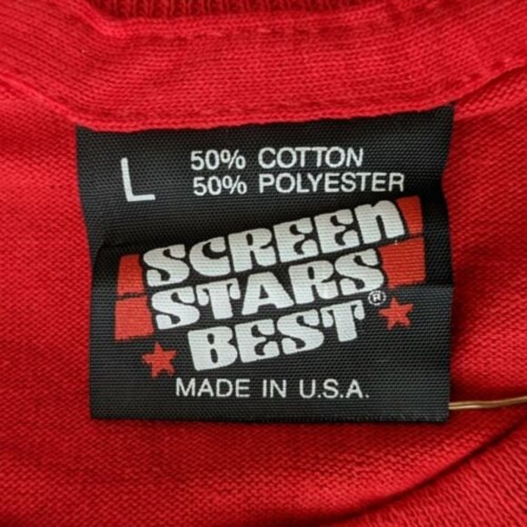 Vtg Budweiser Racing Large T-Shirt Catch It If You Can 1992 Single Stitch New - Picture 5 of 10